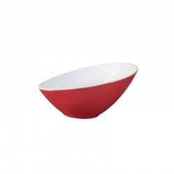 Bowl Asymmetric 22,5Cm Red - Vongole - Asa Selection