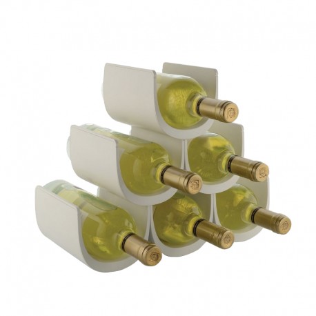 Modular Bottle-Holder (6 Bottles) White - Noè - Alessi ALESSI ALESGIA13W