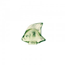 Escultura Peixe em Verde Claro - Lalique
