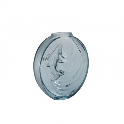 Crystal Vase Persepolis Blue - Carpe Koi - Lalique LALIQUE LQ10671500