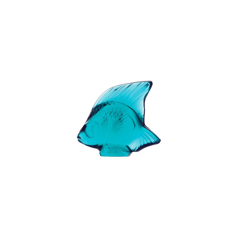 Fish Sculpture Pale Turquoise Lalique