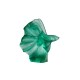 Crystal Sculpture Fish Green - Fighting Fish - Lalique LALIQUE LQ10672600