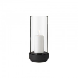 Lanterna Pequena 24,5cm – Classic Preto E Transparente - Stelton
