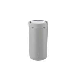 Thermal Cup Soft Light Grey Inox 0,2lt - To Go Click - Stelton STELTON STT670-13