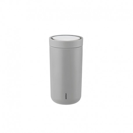 Thermal Cup Soft Light Grey Inox 0,2lt - To Go Click - Stelton STELTON STT670-13