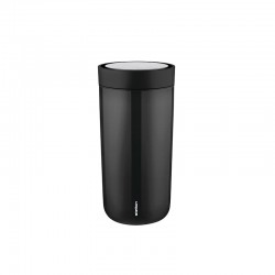 Thermal Cup Inox Black 400ml - To Go Click - Stelton