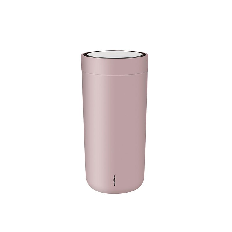 copo térmico inox lavanda 400ml to go click stelton