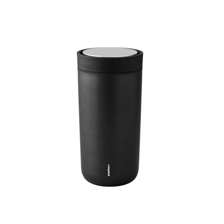 Copo Térmico Inox Preto Metalizado 400ml - To Go Click - Stelton STELTON STT680-16