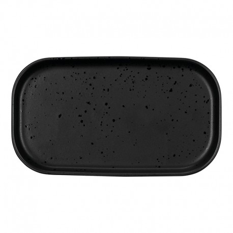 Prato para Snacks 15x8,5cm - Coppa Kuro Preto - Asa Selection ASA SELECTION ASA19112190