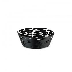 Round Basket Ø18cm Black - Barket - Alessi