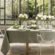 Toalha de Mesa 100% Linho Verde 175x320cm - Tivoli - Le Jacquard Français Le Jacquard Français LJF30853