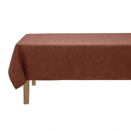 Toalha de Mesa 100% Algodão Vermelho 150x260cm - Vegetal Mood - Le Jacquard Français Le Jacquard Français LJF30934
