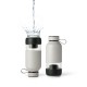 Glass Filtered Water Bottle - To Go Grey - Lekue LEKUE LK0301018G10M017