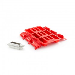 Molde Quadrado para Mini Mousses Recheadas Vermelho - Lekue LEKUE LK3000097SURM017