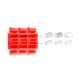 Mini Bûche Square Shaped Red - Lekue LEKUE LK3000097SURM017