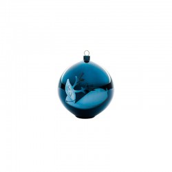 Christmas Tree Ornament Reindeer - Blue Christmas - A Di Alessi