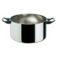 Casserole ø24cm - La Cintura di Orione Steel - Alessi ALESSI ALES90101/24T