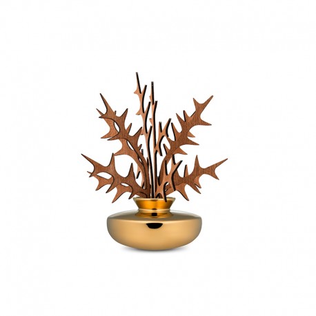 Leaf Fragrance Diffuser Ohhh - The Five Seasons Gold - Alessi ALESSI ALESMW646SGD