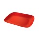 Rectangular Tray Red - Moiré - Alessi ALESSI ALESMW70RT