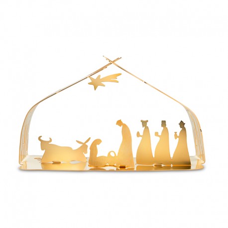 Presépio de Natal Ouro - Bark Crib Dourado - Alessi ALESSI ALESBM09GD