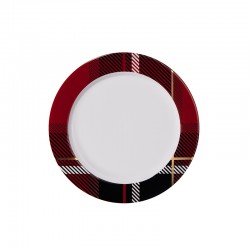 Plate with Rim Red - Tartan - Asa Selection ASA SELECTION ASA29215090