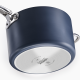 Non-Stick Ceramic Folding Handle Saucepan 23cm Blue - Space - Joseph Joseph JOSEPH JOSEPH JJ45039