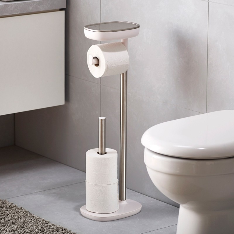 Standing Toilet Paper Holder EasyStore Steel Joseph Joseph