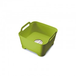 Washing up Bowl with Plug Green - Wash&Drain - Joseph Joseph
