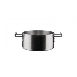 Two-Handle Cacerole 20cm - Convivio Steel - Alessi