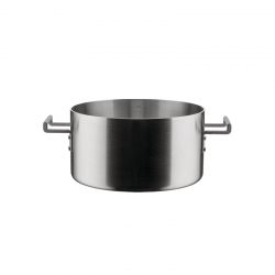 Two-Handle Cacerole 24cm - Convivio Steel - Alessi