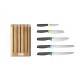 5-piece Knife Set with Bamboo Block - Elevate Multicolour - Joseph Joseph JOSEPH JOSEPH JJ10300