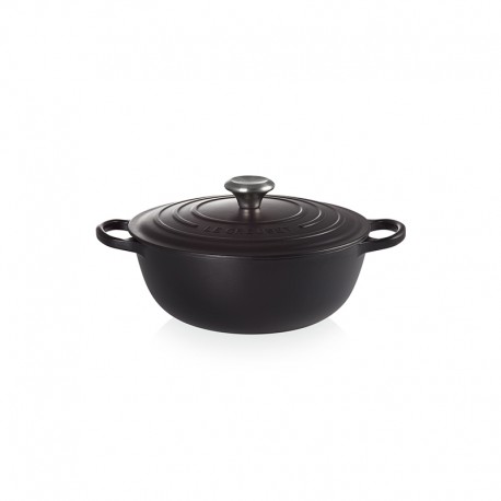 Casserole Marmita Gourmet 26cm Satin Black - Signature - Le Creuset LE CREUSET LC21114260000430