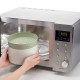 Cozedor de Quinoa e Arroz no Microondas Verde Claro E Branco - Lekue LEKUE LK0200700V17M017