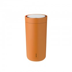 Thermal Cup Soft Orange 400ml - To-Go Click - Stelton