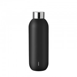 Botella de Água 600ml - Keep Cool Negro - Stelton