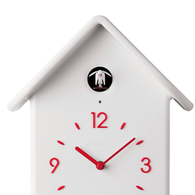 QQ Cuckoo Clock with Pendulum White HOME Guzzini