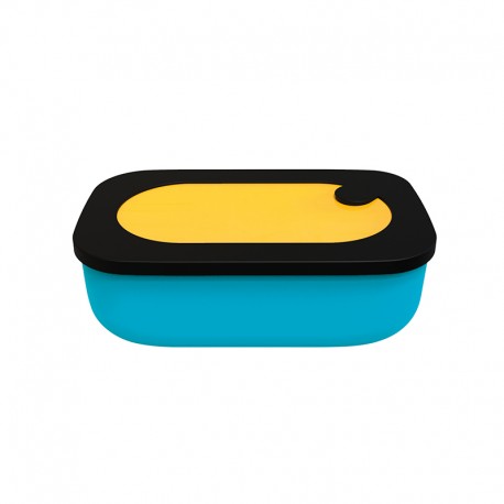 Lunch Box with Case 900ml Ochre - Store&Go Blue, Ochre And Black - Guzzini GUZZINI GZ171100165