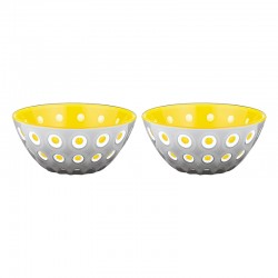 Juego de 2 Cuencos 12cm Amarillo/Gris - Le Murrine Gris Y Amarillo - Guzzini GUZZINI GZ279412141