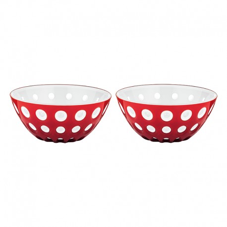 Conjunto de 2 Taças 12cm Branco/Vermelho - Le Murrine Branco E Vermelho - Guzzini GUZZINI GZ279412147