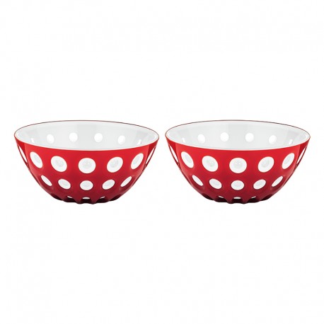 Set of 2 Bowls 12cm White/Red - Le Murrine White And Red - Guzzini GUZZINI GZ279412147