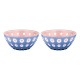 Set of 2 Bowls 12cm Pink/White/Blue - Le Murrine Pink, Blanco Y Azul - Guzzini GUZZINI GZ279412160