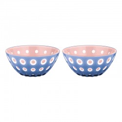 Juego de 2 Cuencos 12cm Rosa/Blanco/Azul - Le Murrine Rosa, Blanco Y Azul - Guzzini GUZZINI GZ279412160