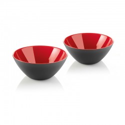 Set of 2 S Bowls Black/Red - My Fusion Black And Red - Guzzini GUZZINI GZ281412140