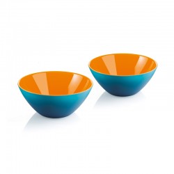 Set of 2 S Bowls Blue/Orange - My Fusion Blue And Orange - Guzzini GUZZINI GZ281412145
