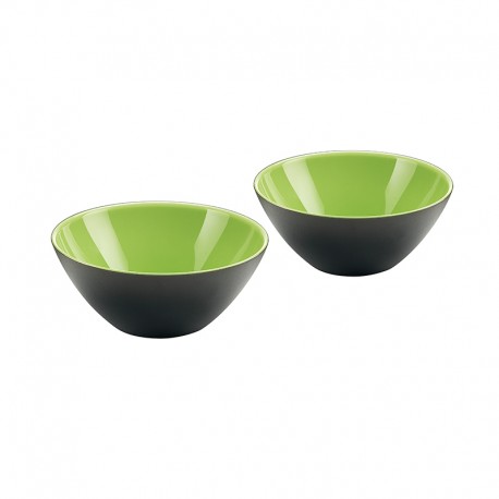 Set of 2 S Bowls Kiwi/Black - My Fusion Kiwi And Black - Guzzini GUZZINI GZ281412169