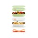 LunchBox Citrus Fruit - To Go Citrus Fruit, White And Orange - Lekue LEKUE LK0301030V12M017