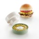 Molde para Hambúrguer - Veggie Burger Verde E Branco - Lekue LEKUE LK0202200V17M017