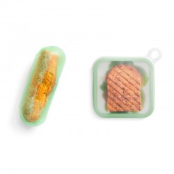 Conjunto Caixas Reutilizáveis (Sandwich+Baguete) Cinza - Lekue LEKUE LK3401720SURU004
