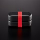 Fiambrera Negro - To Go Edición Limitada Negro Y Rojo - Lekue LEKUE LK0301030G08M017