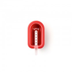 Large Stackable Popsicles Mould (1Un) Red - Lekue